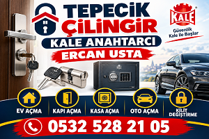 Tepecik Çilingir 7/24 Acil Kasa Oto Kapı Anahtarcı 0532 528 21 05